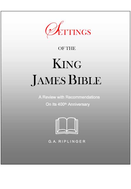 Settings of the King James Bible handout